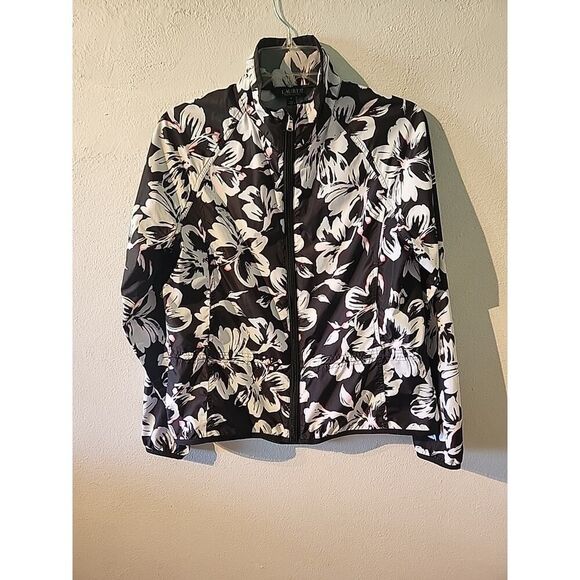 Lauren Ralph Lauren Windbreaker Floral Print Light Jacket Womens Size Small - Picture 1 of 5